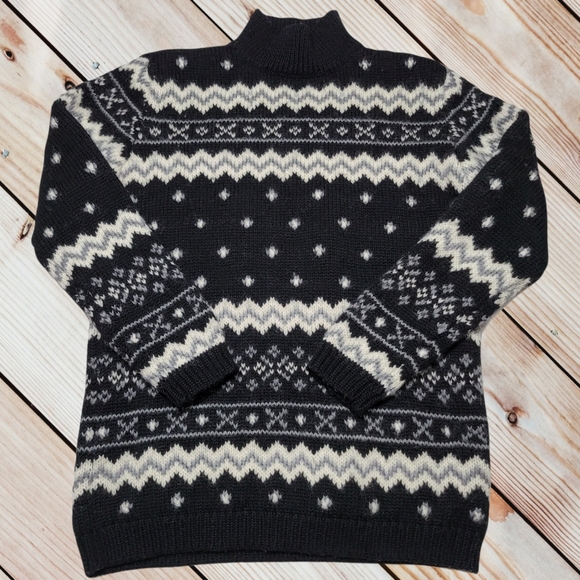 Liz Claiborne Sweaters - Liz Claiborne Mock Neck Wool Sweater Sz Small